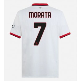 AC Milan Alvaro Morata #7 Uit tenue 2024-25 Korte Mouw