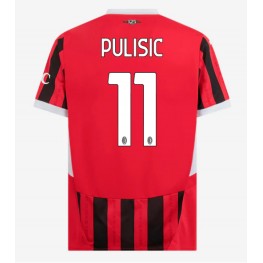 AC Milan Christian Pulisic #11 Thuis tenue 2024-25 Korte Mouw