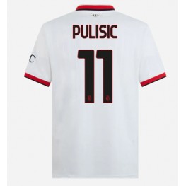 AC Milan Christian Pulisic #11 Uit tenue 2024-25 Korte Mouw