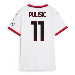 AC Milan Christian Pulisic #11 Uit tenue Dames 2024-25 Korte Mouw