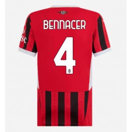 AC Milan Ismael Bennacer #4 Thuis tenue Dames 2024-25 Korte Mouw