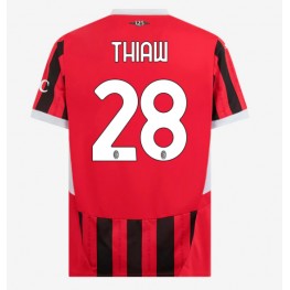 AC Milan Malick Thiaw #28 Thuis tenue 2024-25 Korte Mouw