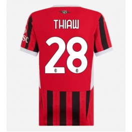 AC Milan Malick Thiaw #28 Thuis tenue Dames 2024-25 Korte Mouw