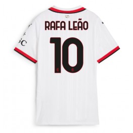 AC Milan Rafael Leao #10 Uit tenue Dames 2024-25 Korte Mouw