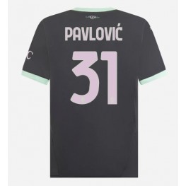 AC Milan Strahinja Pavlovic #31 Derde tenue 2024-25 Korte Mouw