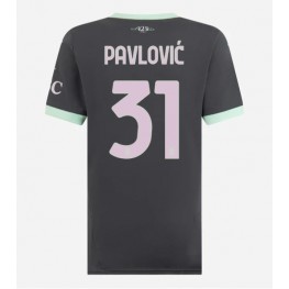 AC Milan Strahinja Pavlovic #31 Derde tenue Dames 2024-25 Korte Mouw