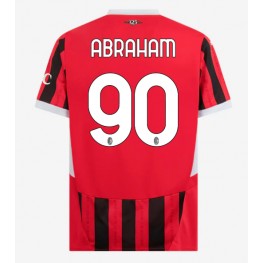 AC Milan Tammy Abraham #90 Thuis tenue 2024-25 Korte Mouw