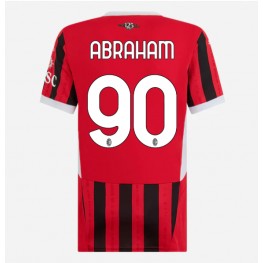 AC Milan Tammy Abraham #90 Thuis tenue Dames 2024-25 Korte Mouw