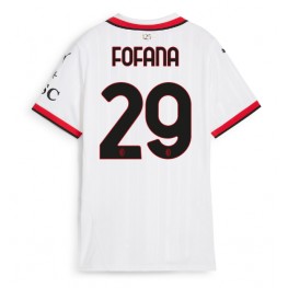 AC Milan Youssouf Fofana #29 Uit tenue Dames 2024-25 Korte Mouw