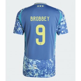 Ajax Brian Brobbey #9 Uit tenue 2024-25 Korte Mouw