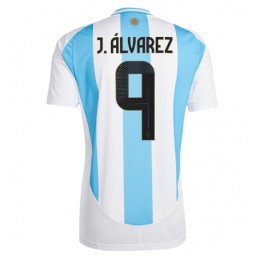 Argentinië Julian Alvarez #9 Thuis tenue Copa America 2024 Korte Mouw