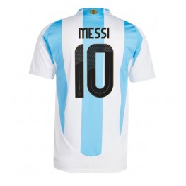 Argentinië Lionel Messi #10 Thuis tenue Copa America 2024 Korte Mouw