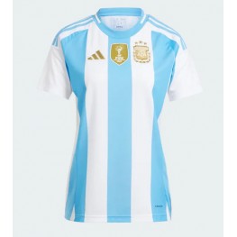 Argentinië Thuis tenue Dames Copa America 2024 Korte Mouw