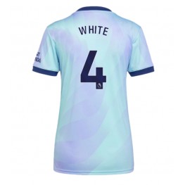 Arsenal Ben White #4 Derde tenue Dames 2024-25 Korte Mouw