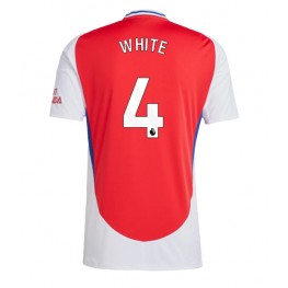 Arsenal Ben White #4 Thuis tenue 2024-25 Korte Mouw