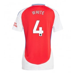 Arsenal Ben White #4 Thuis tenue Dames 2024-25 Korte Mouw