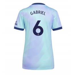 Arsenal Gabriel Magalhaes #6 Derde tenue Dames 2024-25 Korte Mouw