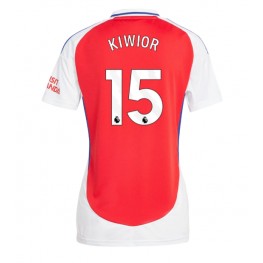 Arsenal Jakub Kiwior #15 Thuis tenue Dames 2024-25 Korte Mouw