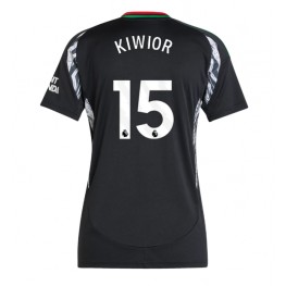 Arsenal Jakub Kiwior #15 Uit tenue Dames 2024-25 Korte Mouw