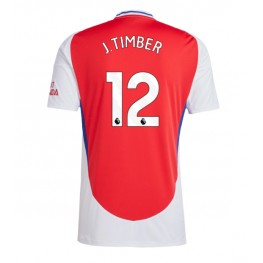 Arsenal Jurrien Timber #12 Thuis tenue 2024-25 Korte Mouw