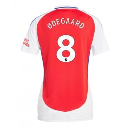 Arsenal Martin Odegaard #8 Thuis tenue Dames 2024-25 Korte Mouw