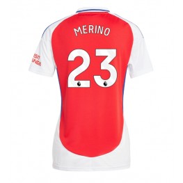 Arsenal Mikel Merino #23 Thuis tenue Dames 2024-25 Korte Mouw