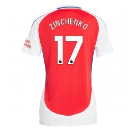 Arsenal Oleksandr Zinchenko #17 Thuis tenue Dames 2024-25 Korte Mouw