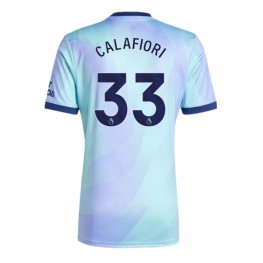 Arsenal Riccardo Calafiori #33 Derde tenue 2024-25 Korte Mouw