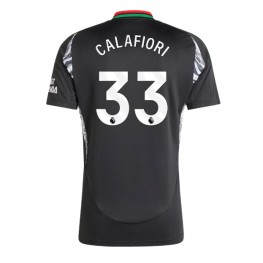 Arsenal Riccardo Calafiori #33 Uit tenue 2024-25 Korte Mouw