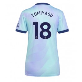 Arsenal Takehiro Tomiyasu #18 Derde tenue Dames 2024-25 Korte Mouw