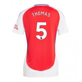 Arsenal Thomas Partey #5 Thuis tenue Dames 2024-25 Korte Mouw