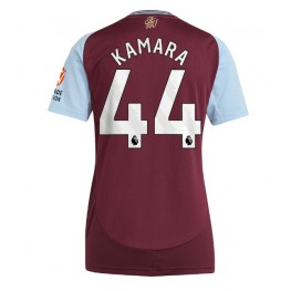 Aston Villa Boubacar Kamara #44 Thuis tenue Dames 2024-25 Korte Mouw