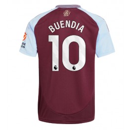 Aston Villa Emiliano Buendia #10 Thuis tenue 2024-25 Korte Mouw