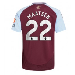 Aston Villa Ian Maatsen #22 Thuis tenue 2024-25 Korte Mouw