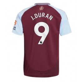 Aston Villa Jhon Duran #9 Thuis tenue 2024-25 Korte Mouw