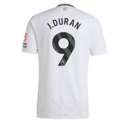 Aston Villa Jhon Duran #9 Uit tenue 2024-25 Korte Mouw