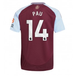 Aston Villa Pau Torres #14 Thuis tenue 2024-25 Korte Mouw