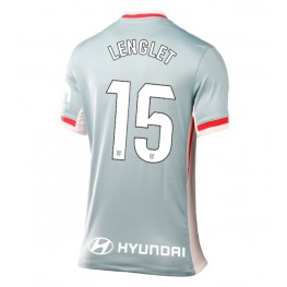 Atletico Madrid Clement Lenglet #15 Uit tenue Dames 2024-25 Korte Mouw