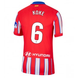 Atletico Madrid Koke #6 Thuis tenue 2024-25 Korte Mouw