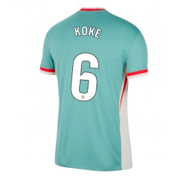 Atletico Madrid Koke #6 Uit tenue 2024-25 Korte Mouw