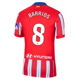 Atletico Madrid Pablo Barrios #8 Thuis tenue 2024-25 Korte Mouw