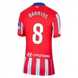 Atletico Madrid Pablo Barrios #8 Thuis tenue Dames 2024-25 Korte Mouw