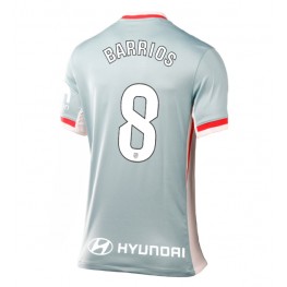 Atletico Madrid Pablo Barrios #8 Uit tenue Dames 2024-25 Korte Mouw