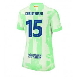 Barcelona Andreas Christensen #15 Derde tenue Dames 2024-25 Korte Mouw