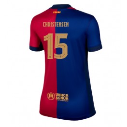 Barcelona Andreas Christensen #15 Thuis tenue Dames 2024-25 Korte Mouw