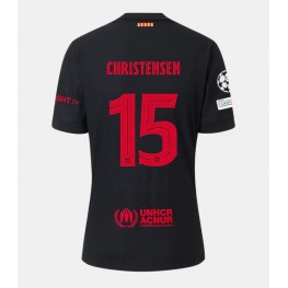 Barcelona Andreas Christensen #15 Uit tenue 2024-25 Korte Mouw