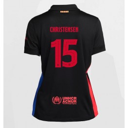 Barcelona Andreas Christensen #15 Uit tenue Dames 2024-25 Korte Mouw