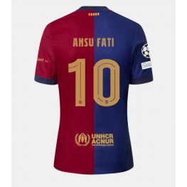 Barcelona Ansu Fati #10 Thuis tenue 2024-25 Korte Mouw