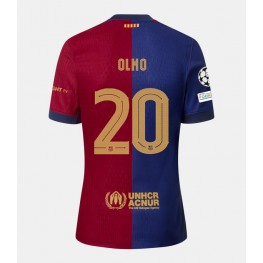 Barcelona Dani Olmo #20 Thuis tenue 2024-25 Korte Mouw