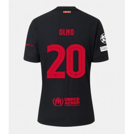 Barcelona Dani Olmo #20 Uit tenue 2024-25 Korte Mouw